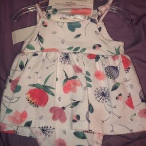 dress with built-in skirt with a headband